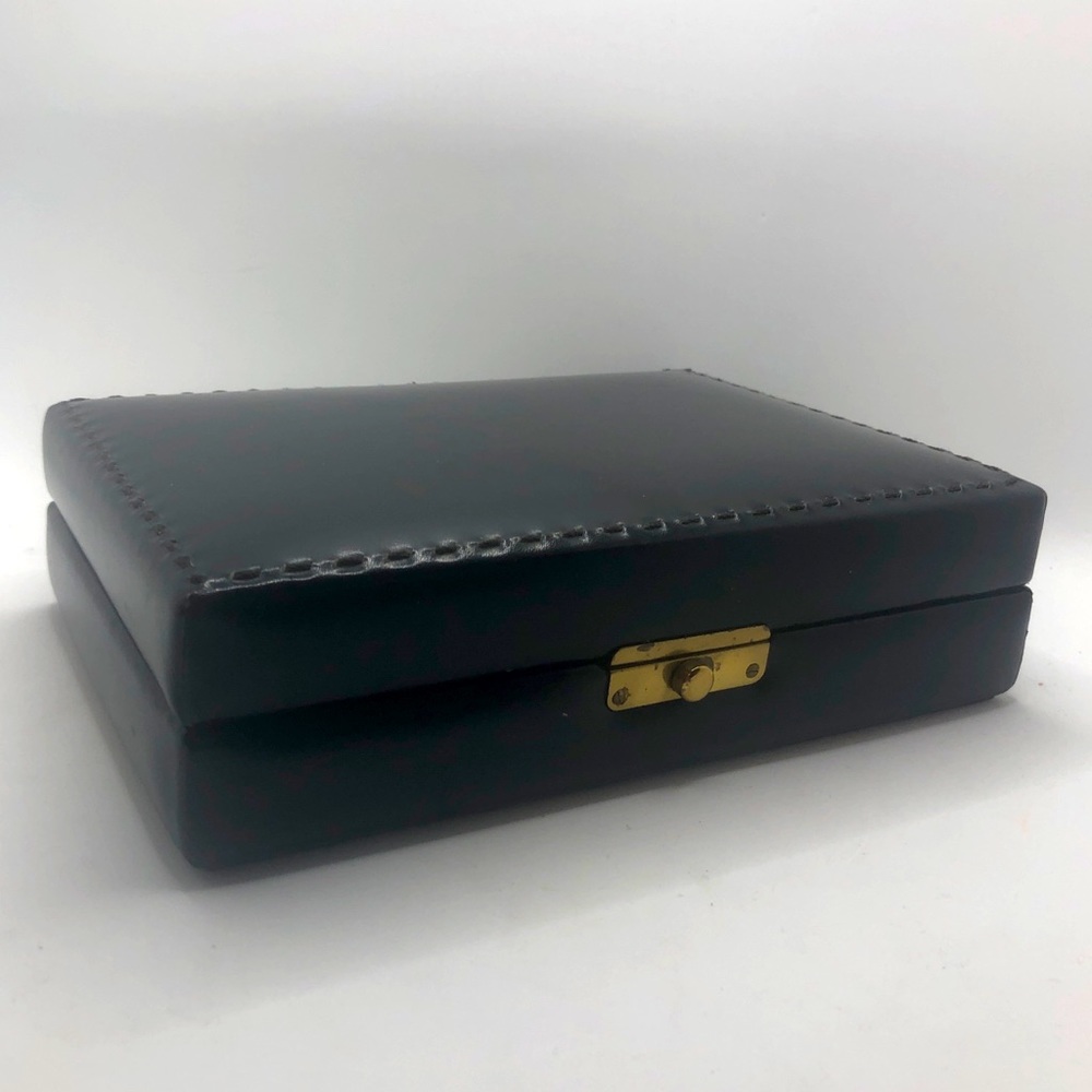 Men’s Italian Leather Vintage Jewellery Case